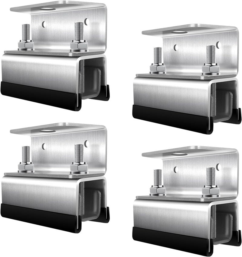 BSWAN Roof Rack Mount Kits,Roof Mount Kit,304 Stainless Steel Van Roof Rack,Van Roof Rack Brackets for ProMaster, Boxer, Jumper, Ducato (4) - Image 1